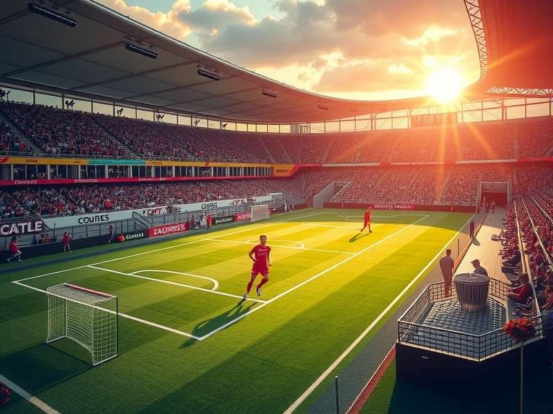 Female athlete doing yoga at sunrise